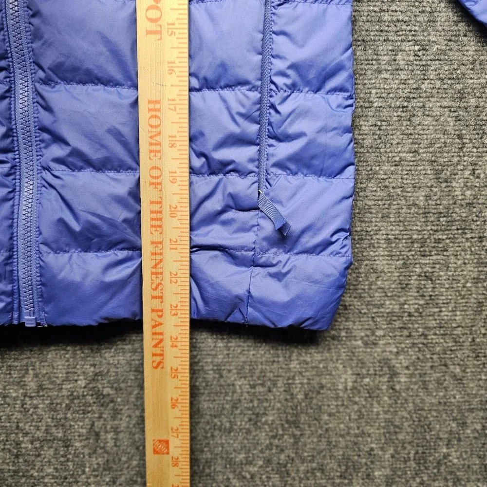 REI Co-op 650 Down Jacket Girls Large Blue Puffer Full Zip 221696